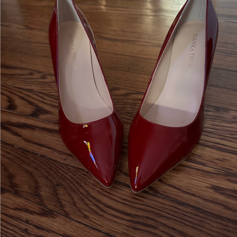 Ivanka Trump Cherry Red Heels